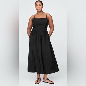 Old Navy Black Spaghetti Strap Maxi Dress